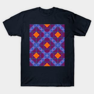 Colorful Diamond Pattern T-Shirt